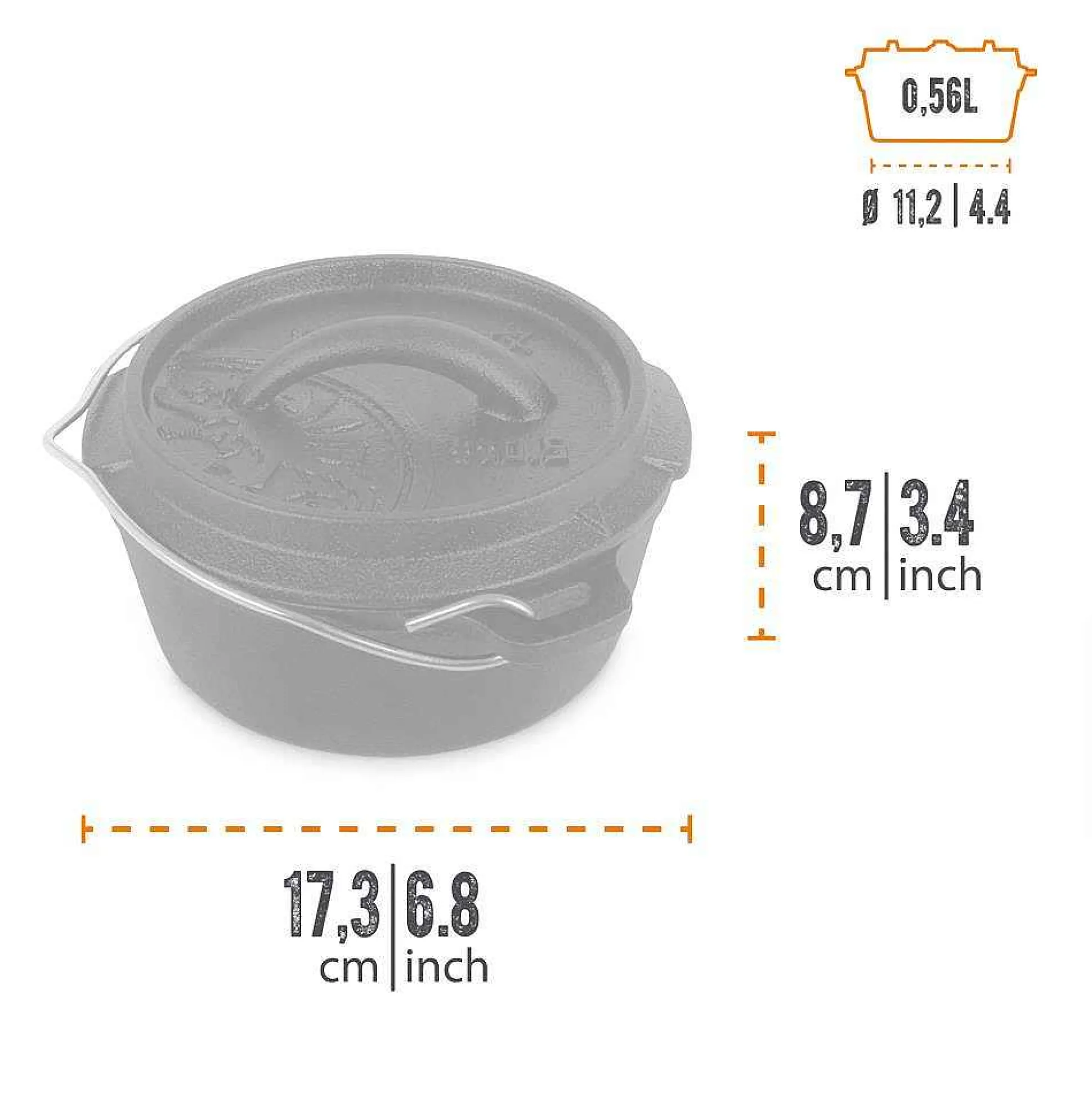 Petromax Fire Pot (Dutch Oven) New