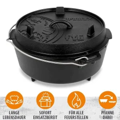Petromax Fire Pot (Dutch Oven) New