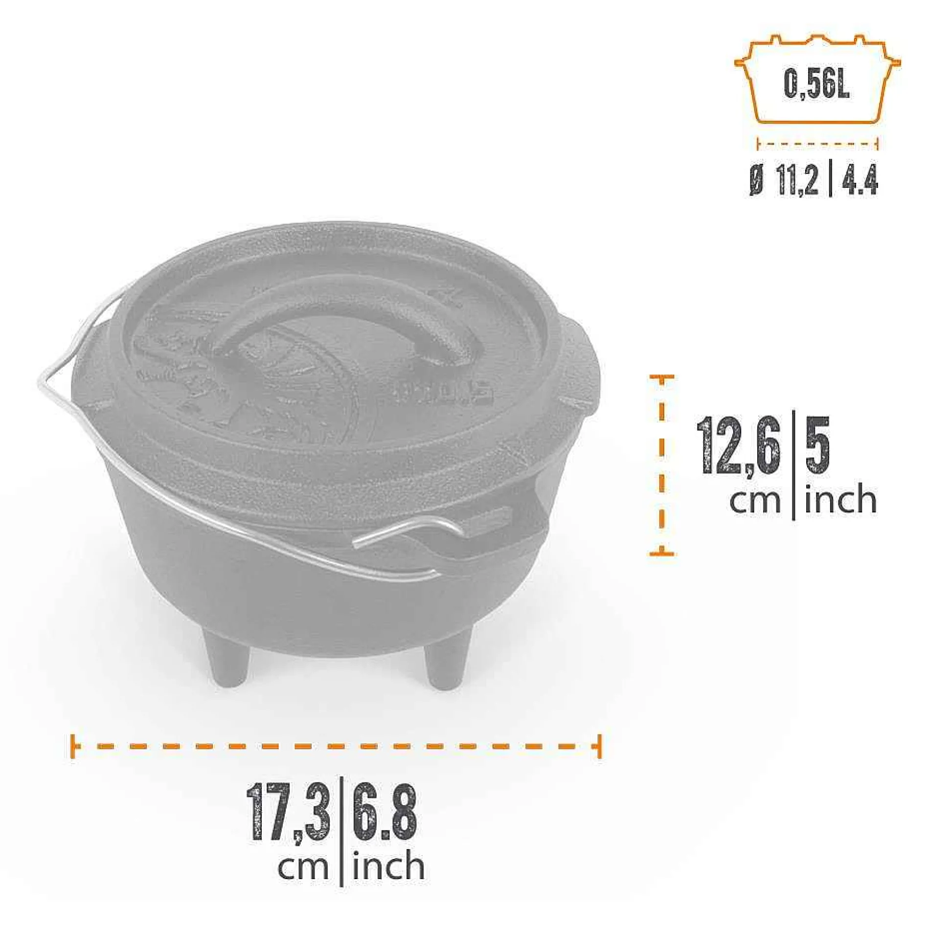 Petromax Fire Pot (Dutch Oven) New