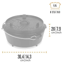 Petromax Fire Pot (Dutch Oven) New