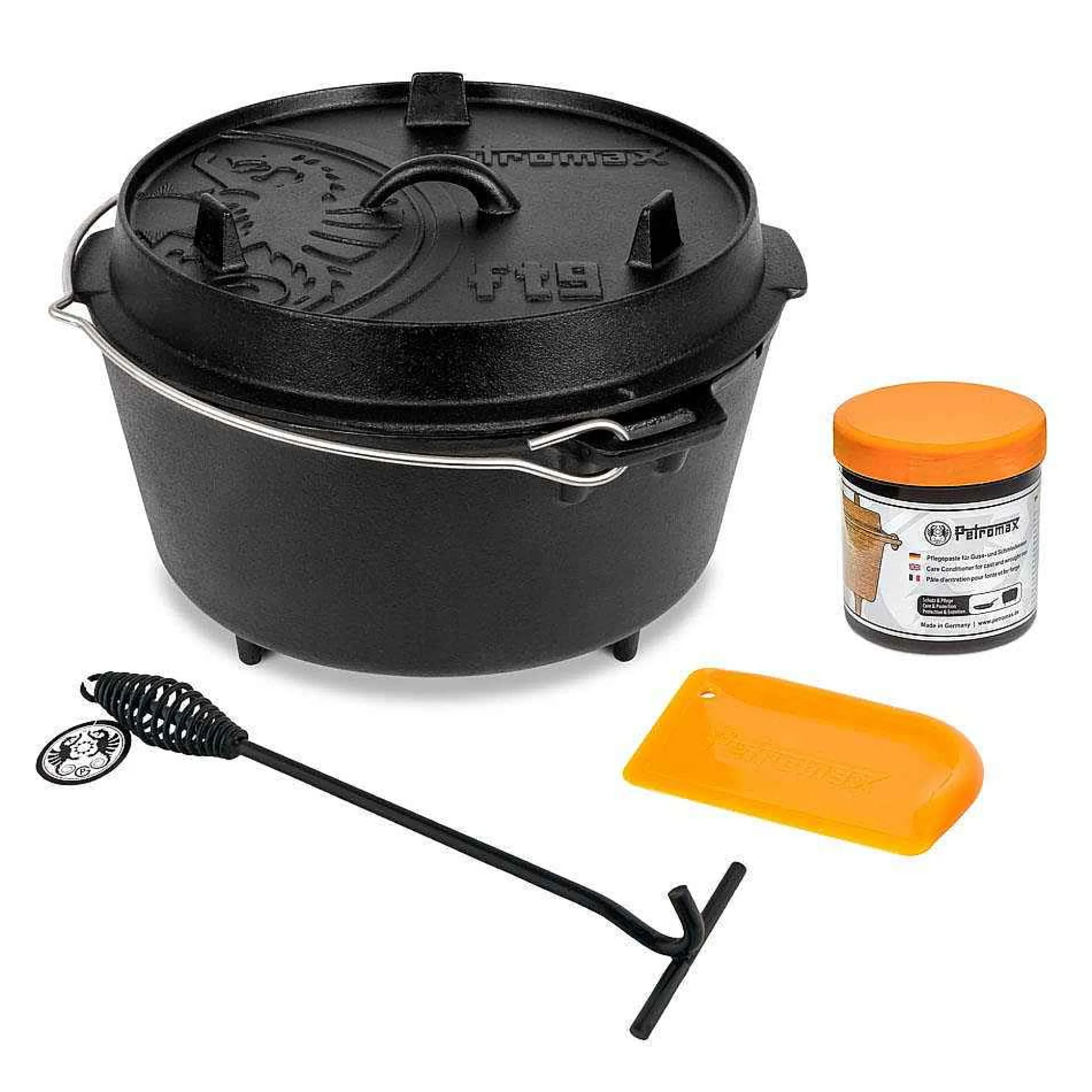 Petromax Fire Pot Ft9 Starter Set - Dutch Oven Set 9 Liters Fashion