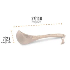Petromax Ladle Olive Wood Hot